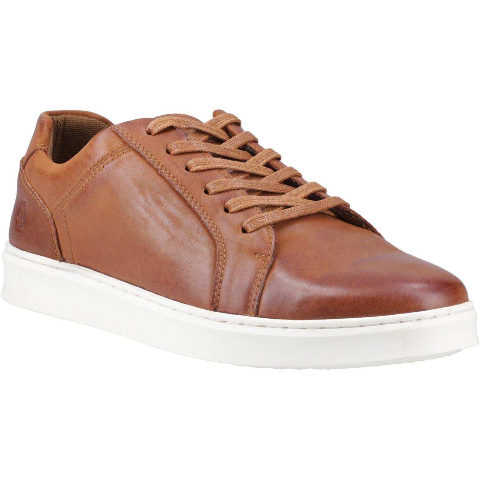 Hush Puppies Madden Herren Tan Ledersneaker