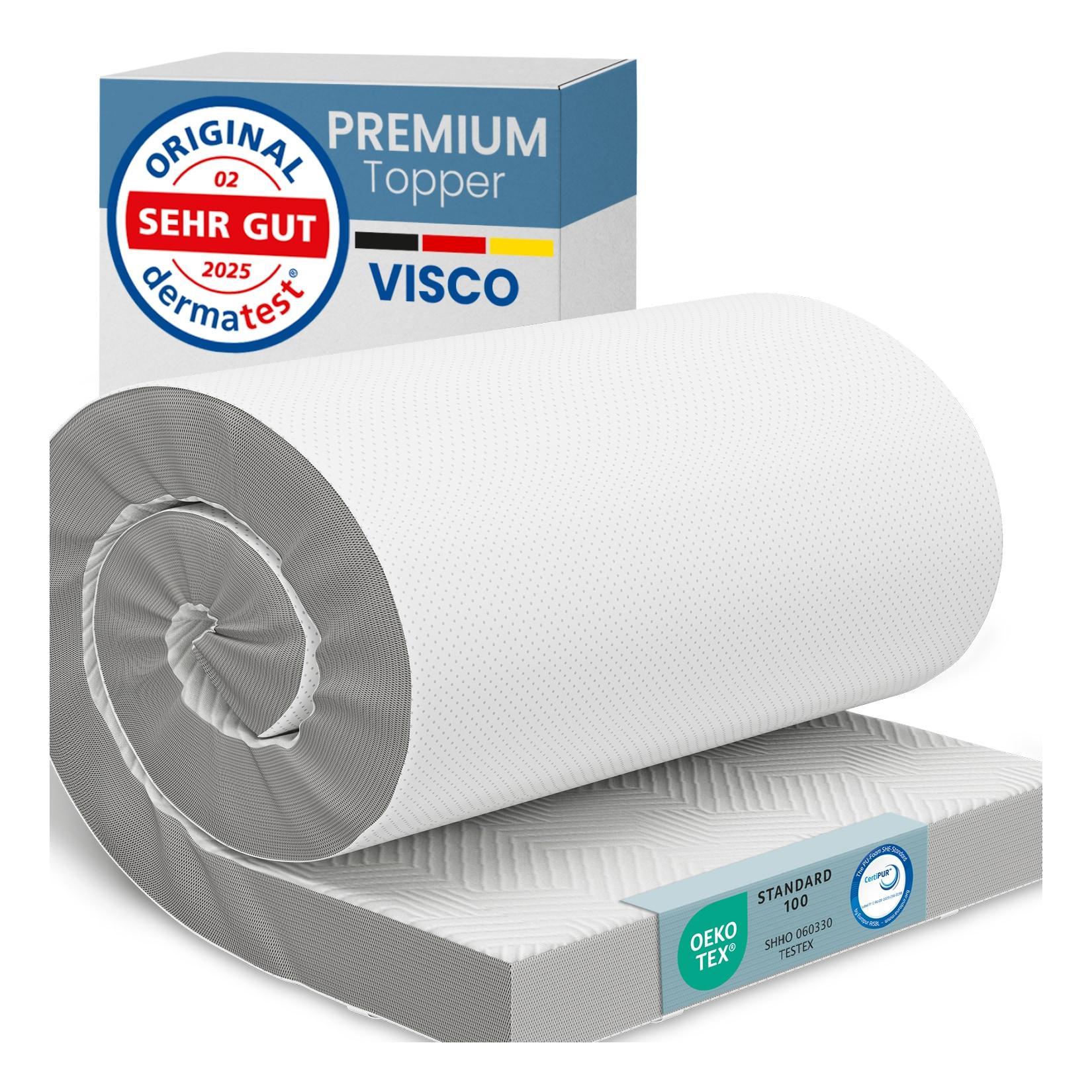 ELONEO Visco Topper Matratzenauflage 120 x 200 x 8 cm