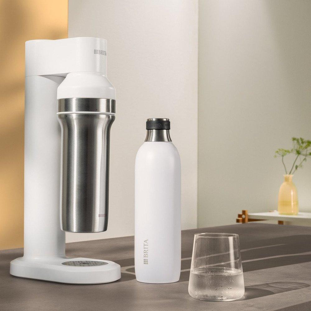 BRITA Soda Maker SodaTRIO Wit met 1 fles van 1L en 1 CO2-cilinder