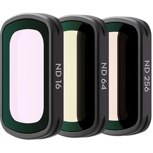 DJI DJI Osmo Pocket 3 ND-Filterset Action-Cam-ND-Filter, 3 Stück, für  Osmo Pocket 3, Filterstärken ND16/ 64/ 256