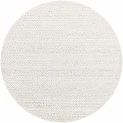 Teppich Nirvana aus Stoff, modernes Design, rund Ø 250 cm, Ivory Beige, pflegeleicht