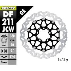 Galfer Bremsscheibe DF211 - Typ JCW - schwimmend