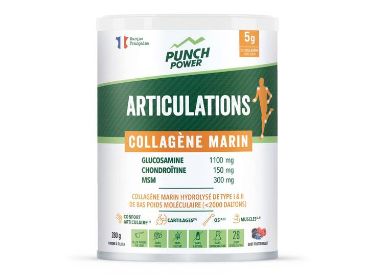 Complément Alimentaire Articulaire Collagène Marin Poudre 280g PUNCH POWER
