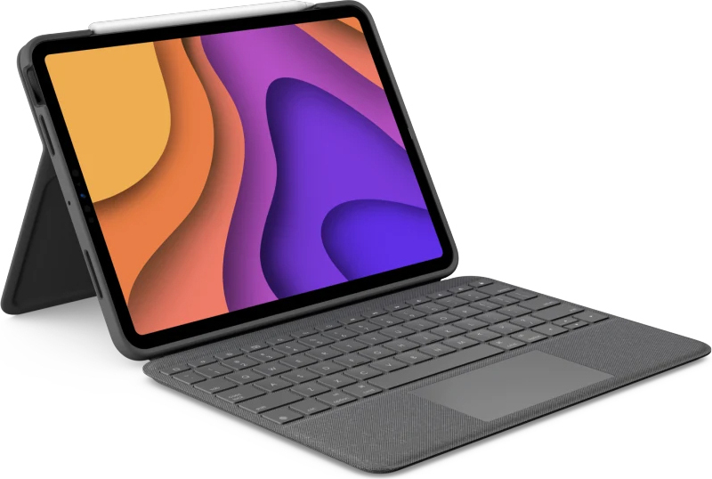 Logitech Folio Touch, QWERTZ, Schweiz, Trackpad, 1,8 cm, 1 mm, Apple