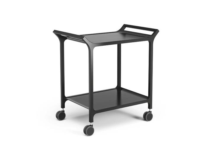 Swedese Teatime Servierwagen Esche schwarz glasiert