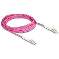 Delock LWL Kabel LC-D > LC-D Multimode OM3 winkelbar 10,0m (10 m), Netzwerkkabel