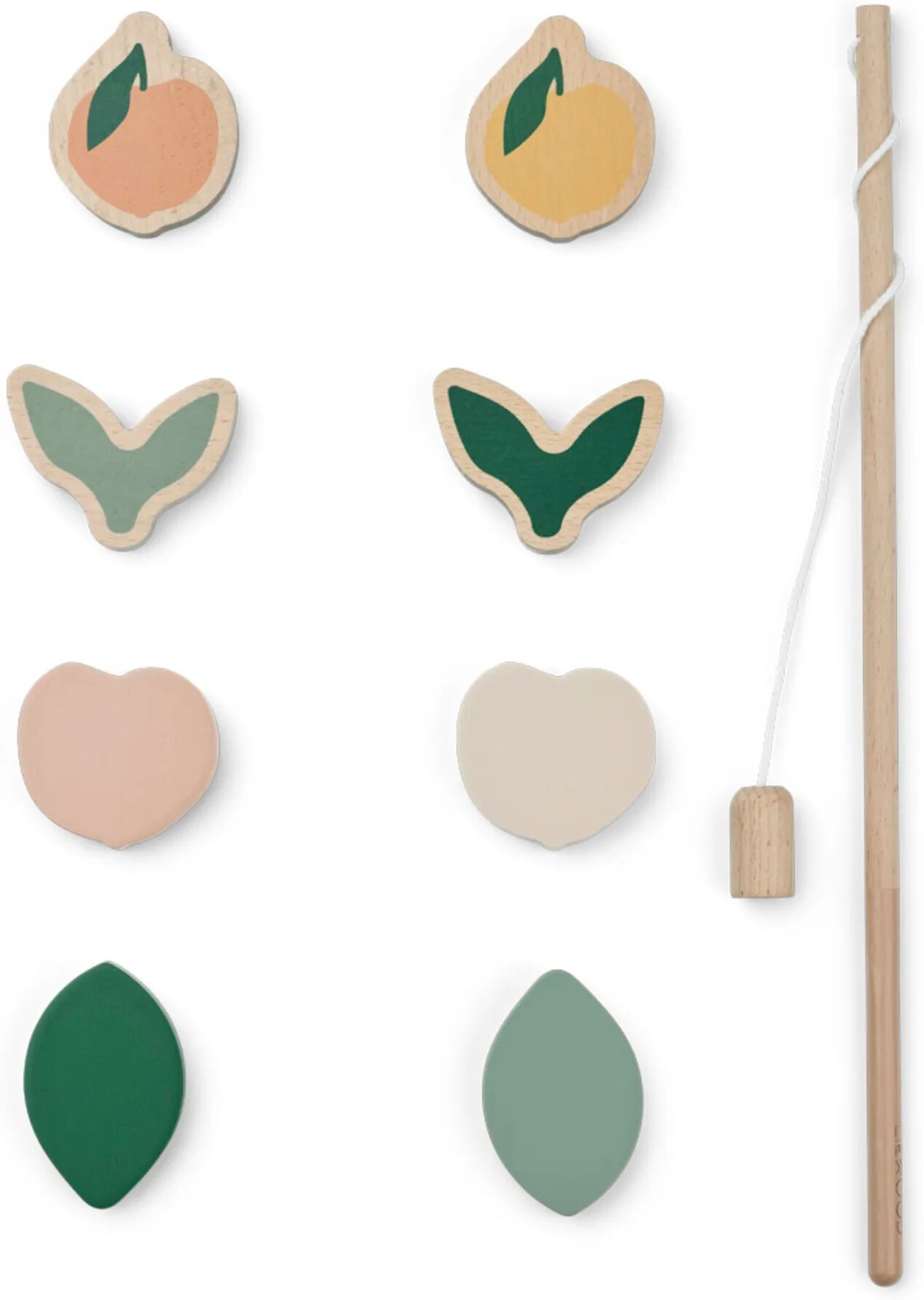 Liewood Jeu de pêche à la ligne Sebastian en bois Rose pêche taille unique