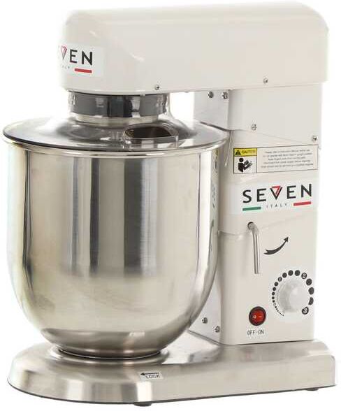Rührmaschine Seven Italy FP110 mit Wanne aus Edelstahl 10 L - Mehrzweckgerät