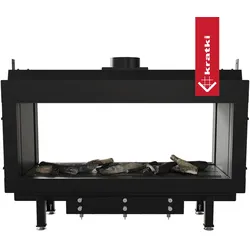 Gaskamin KRATKI LEO 100 Raumteiler Erdgas Ø 100/150 9 kW
