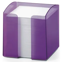 Durable Zettelkasten Trend 10x10x10,5cm transluzent lila