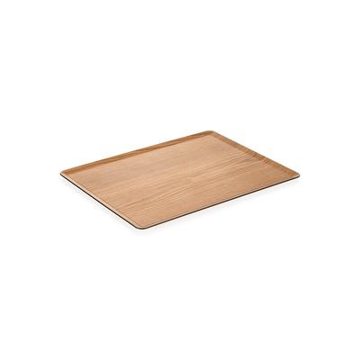 3x Tablett Grip & Serve, 43 x 33 cm, rutschfest, Polyurethan, melaminverstärktes Papier