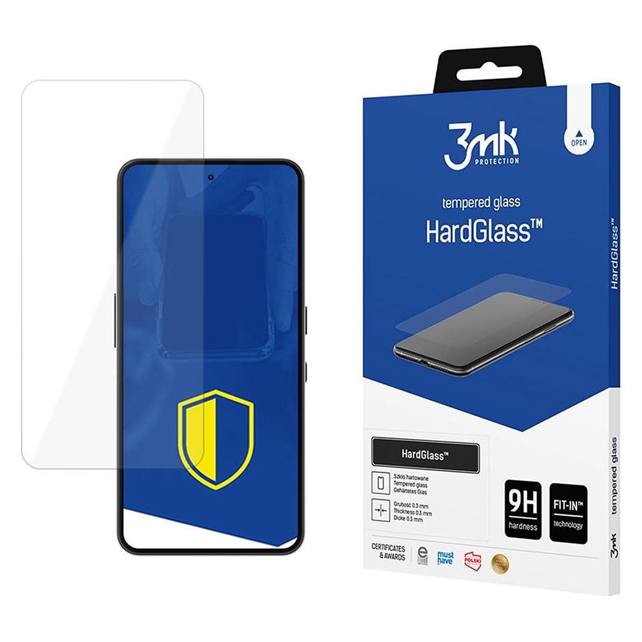 3MK - HardGlass Screen Protector - Nothing Phone (3a) Lite - Clear (1 Stk., Nothing Phone (3a)) (5903108734110)
