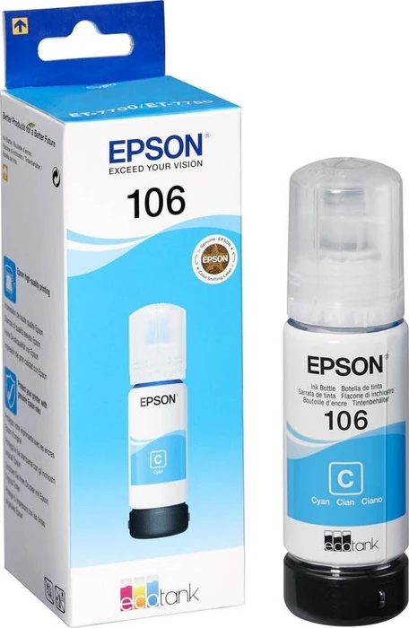 Epson 106 Eco Tank Cyan, 5000 Seiten