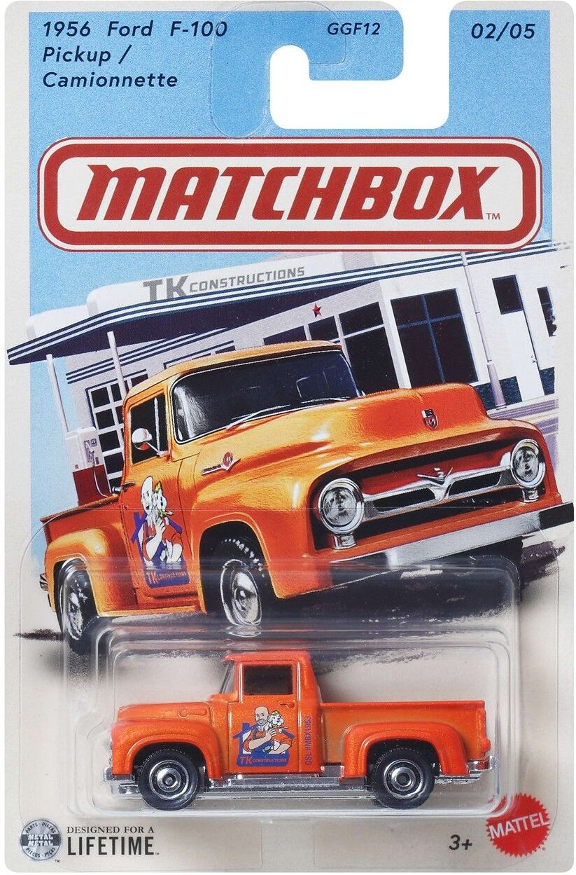 Mattel Matchbox: 1956 Ford F-100 Pickup Vehicle (JJR46)