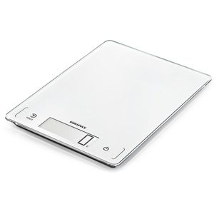 Soehnle Küchenwaage Page Profi 300, Tara-Funktion, Teilung 1 g, batteriebetrieben, weiß, digital, g / kg / lb / oz, bis 20 kg