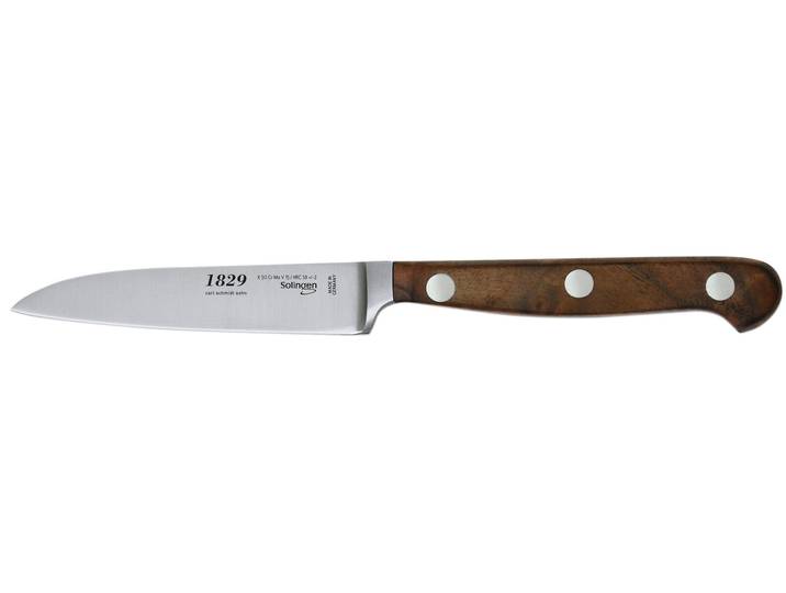 Allzweckmesser CARL SCHMIDT SOHN TESSIN , braun, Stahl, Kochmesser, Allzweckmesser, geschmiedete Klinge