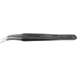 BERN 5 861 13 - SMD-Pinzette, 30° gebogen, flach, eckig, 120 mm, ESD