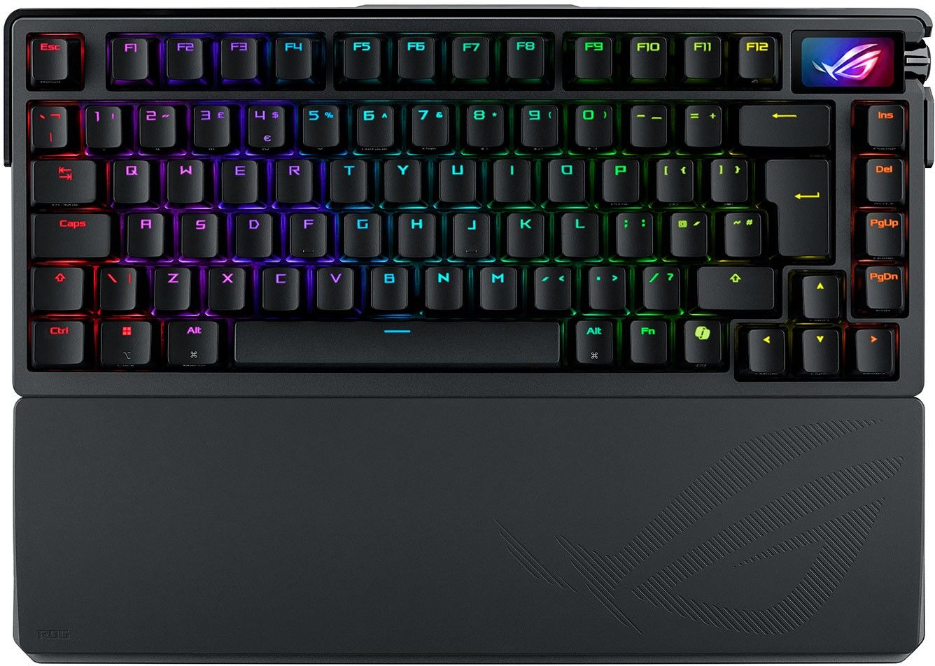 Asus ROG Azoth Extreme 75% Compact Mechanical RGB Wireless Gaming Keyboard - ROG NX Snow Switches, UK Layout