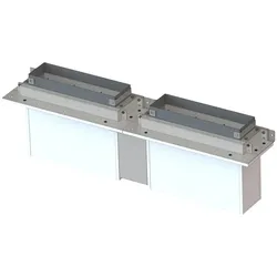 Legrand CM250380 Bodenflansch für Kabelschott EZD44T, 8 fach, rechteckig