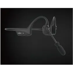 Shokz OpenComm2 2025 Upgrade Black (For Vogo ToB) (Kabellos), Office Headset, Schwarz