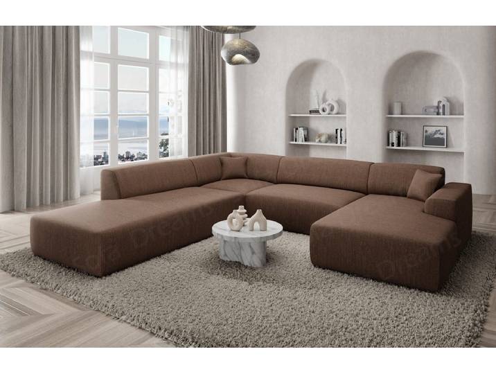 Couchlandschaft Mallorca Lounge U-Form in Stoff