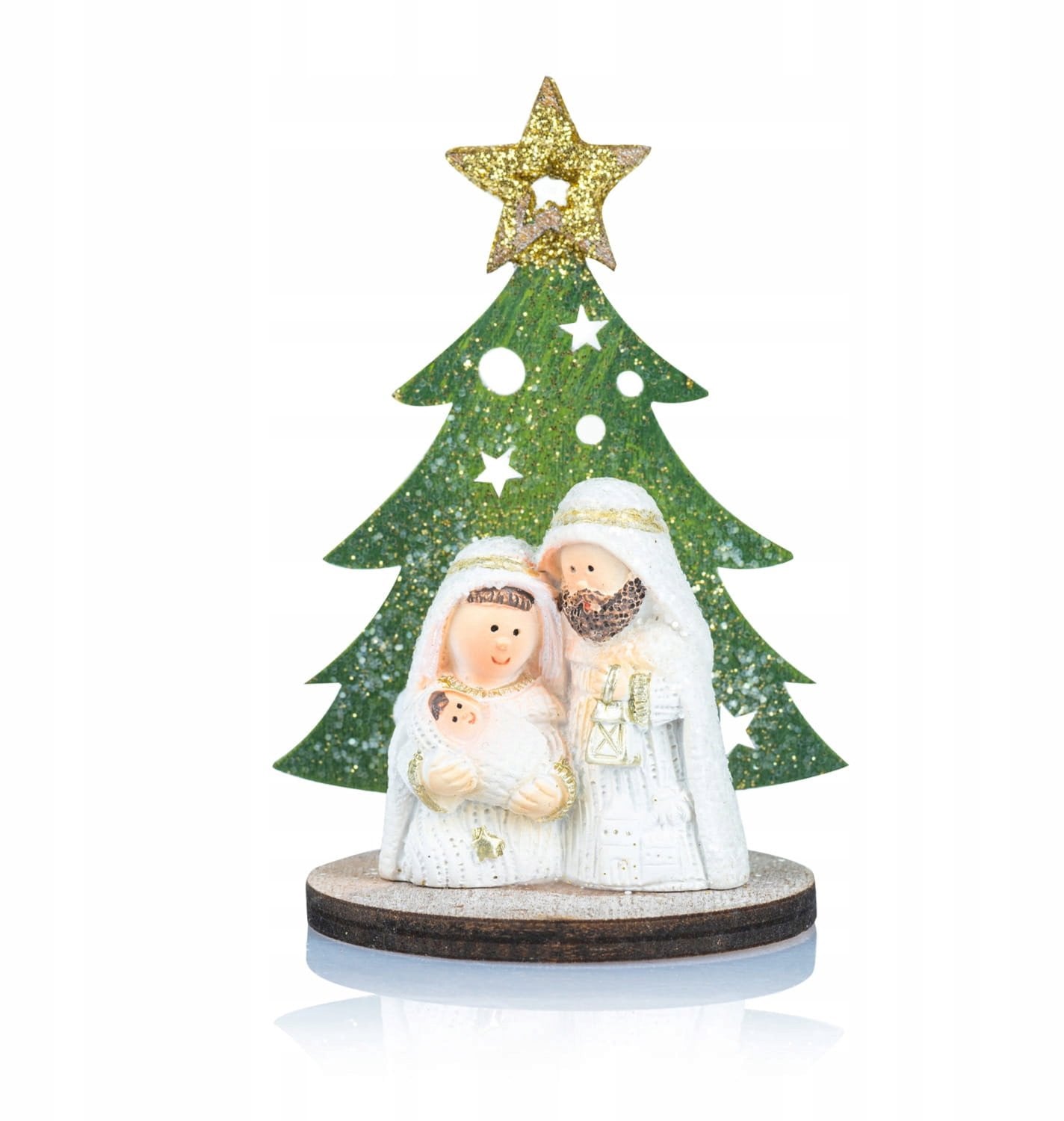 Heilige Familie Kerstboom Decoratie - 8 cm - Hars