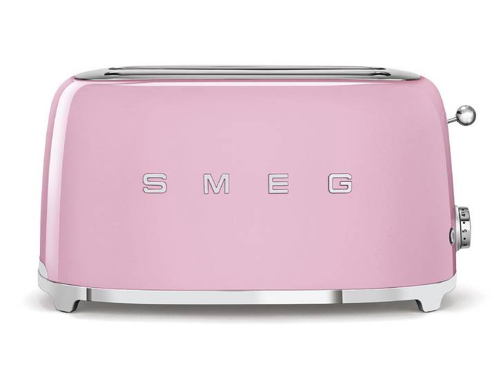 SMEG 50 s Retro Style Langschlitztoaster 2 Scheiben pink'