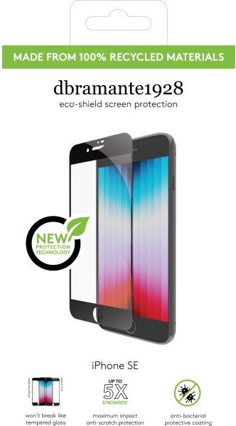 Dbramante1928 Eco-Shield, Iphone Se, Sort