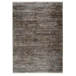 Musterring Design-Teppich Colorado 240 x 300 cm Mischgewebe Beige gestreift