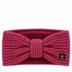 Antonio Damen Strick Stirnband mit Fleece - berry