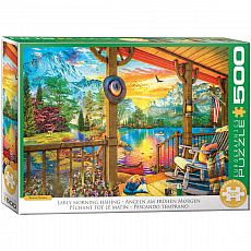 eurographics Puzzle - Angeln am frühen Morgen - 500 Teile 300854