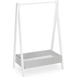 Relaxdays, Garderobe + Kleiderstange, Kleiderständer