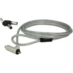 Navilock Sicherheitskabelschloss, Notebook Security, Silber