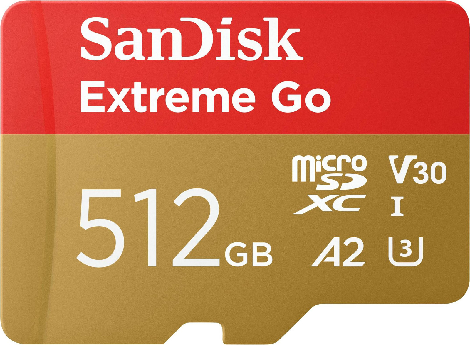 SanDisk Extreme Go Micro SDXC-kaart 512GB