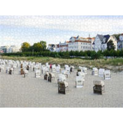 CALVENDO Puzzle Seebad Bansin auf der Insel Usedom | 1000 Teile Lege-Größe 64x48cm Foto-Puzzle für glückliche Stunden