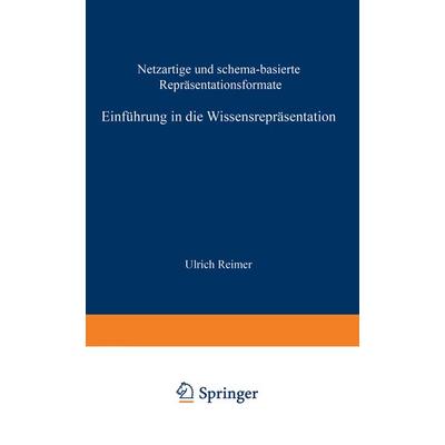 Einführung in die Wissensrepräsentation, Taschenbuch von Ulrich Reimer, Vieweg & Teubner, 978-3-519-02241-1