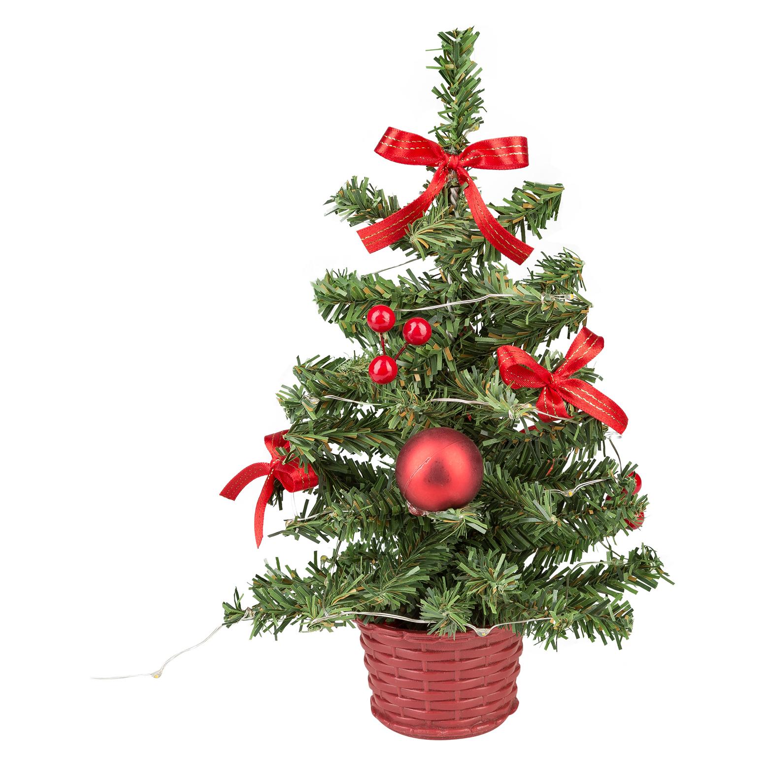 Idena WH Dekobaum 20 LED ww 25cm USB Anschluss (22692149)