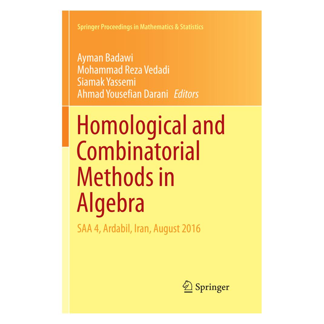 Springer Homological and Combinatorial Methods in Algebra (Englisch, Softcover, Ahmad Yousefian Darani, Ayman Badawi, Mohammad Reza Vedadi, Siamak Yassemi) (56049241)