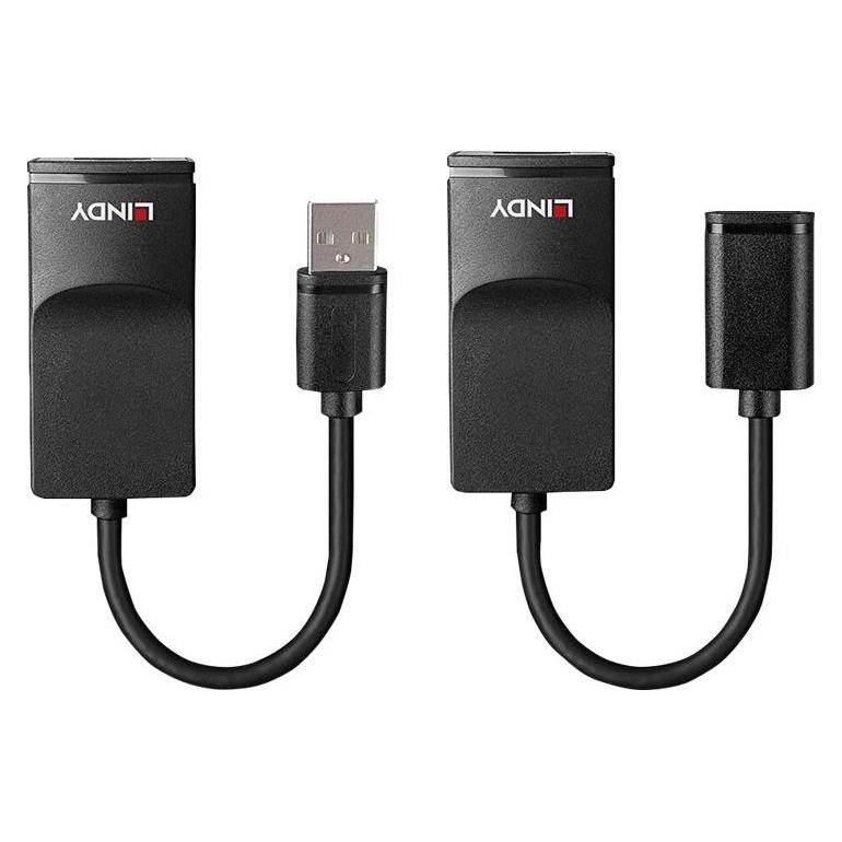 Lindy 60m USB 1.1 Cat.6 Extender Basic 60m USB 1.1 Verlängerung (CAT6, 60 m) (43365)