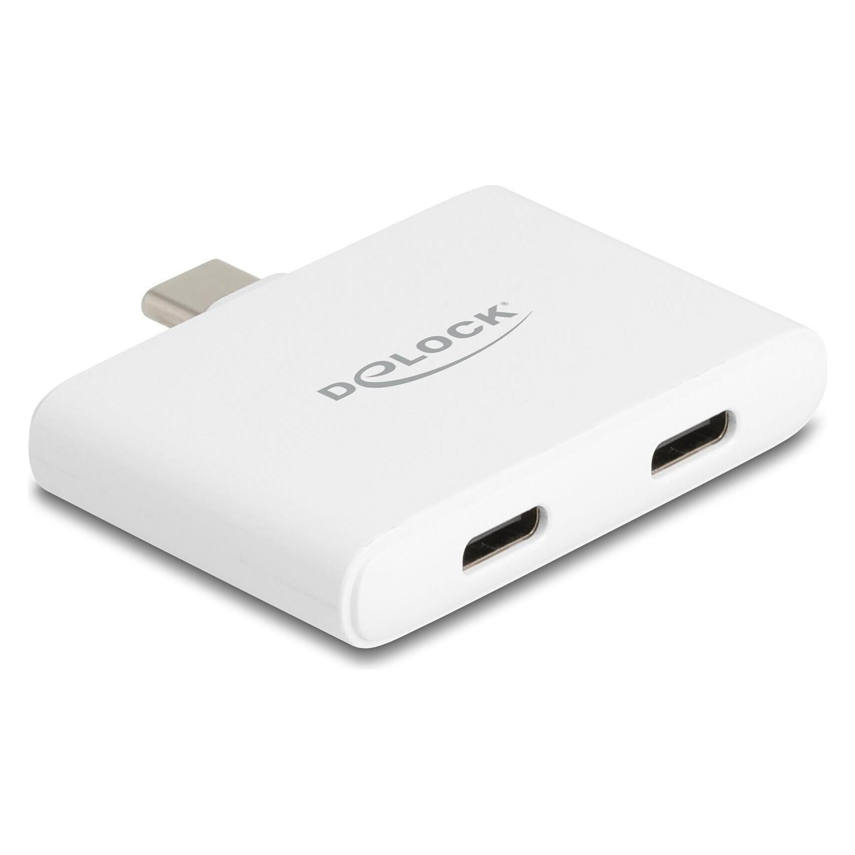 Delock USB Type-C Adapter zu USB-C Daten 10 Gbps und Video 4K 60 Hz USB Type-C (417626)