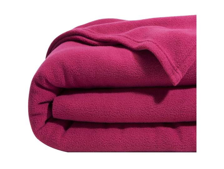 Couverture tempérée en polyester rose framboise 180x220cm