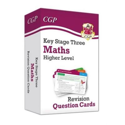 KS3 Maths Revision Question Cards - Higher, Gebundene Ausgabe von Cgp Books, CGP Books, 978-1-78908-412-2
