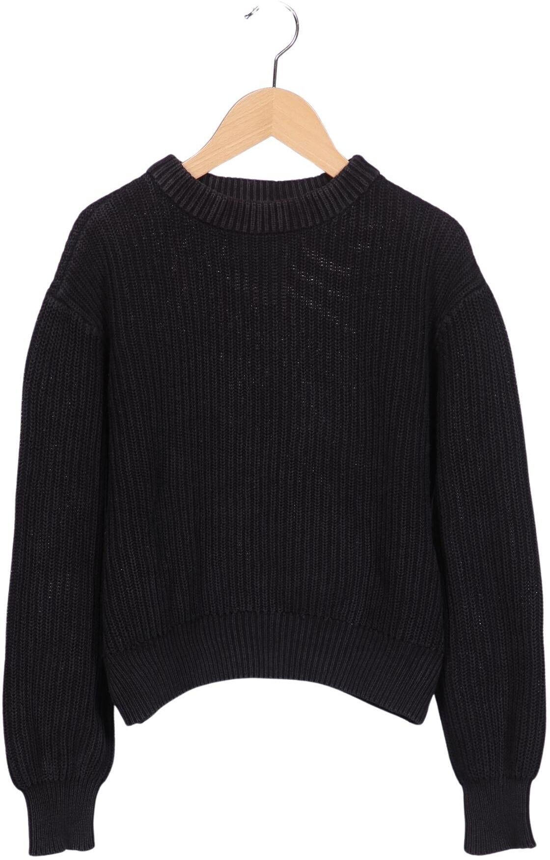 Minimum Damen Pullover, Schwarz, Gr. S, Baumwolle - Second Hand