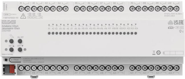 Jung KNX Actionneur de commutation 24f 230241SR Actionneur de volet roulant (230241SR)