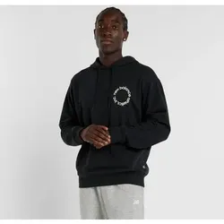 NEW BALANCE Herren Kapuzensweat Circular Logo, Größe 2XL in Schwarz 51916