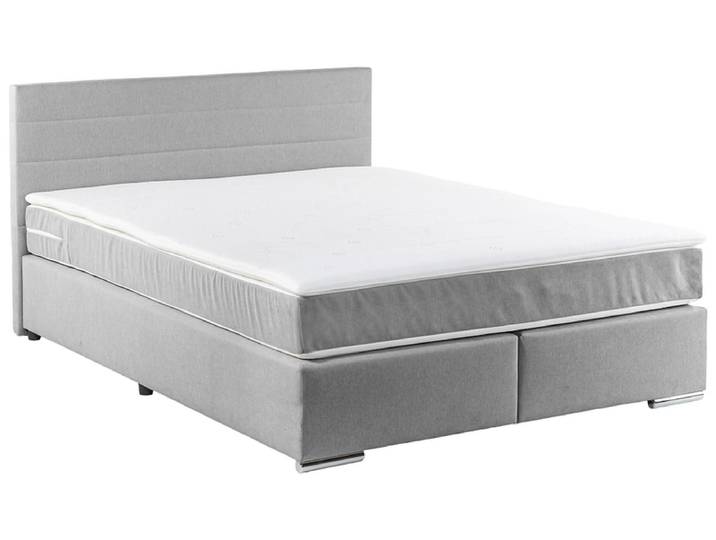 Boxspringbett SORCHA grau 160x200cm fest