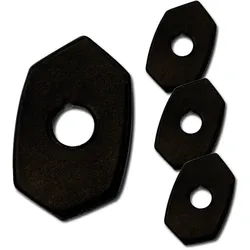 PROTECH Universal Indy Spacer für diverse Kawasaki Modelle Spiegel & Blinker Schwarz  für KAWASAKI Ninja 650, Versys 650,  Z650