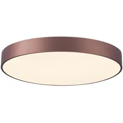Deko-Light LED Deckenaufbauleuchte MENKAR Wandleuchte, 40cm, 41W, 3000/4000K, IP20, Kaffee D-348201