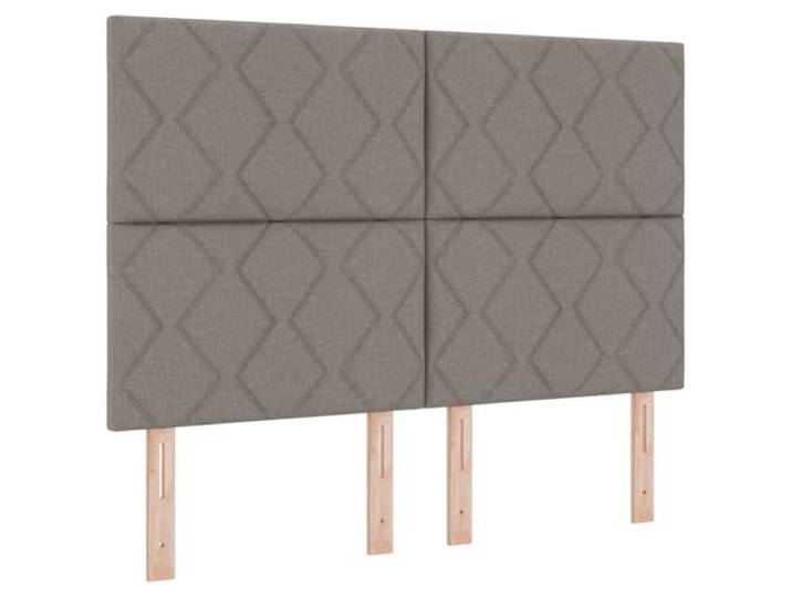 Makastle Kopfteil Taupe Stoff 160 x 128 cm Verstellbar 2 Montagehöhen: 118/128 cm