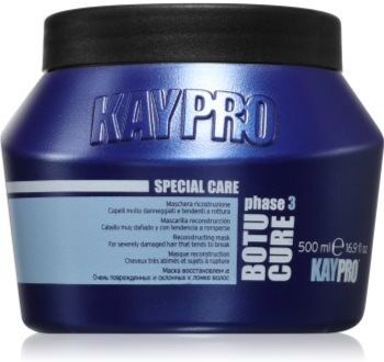 Kaypro Botu-Cure Phase 3 máscara regeneradora para cabelo danificado 500 ml. Botu-Cure Phase 3